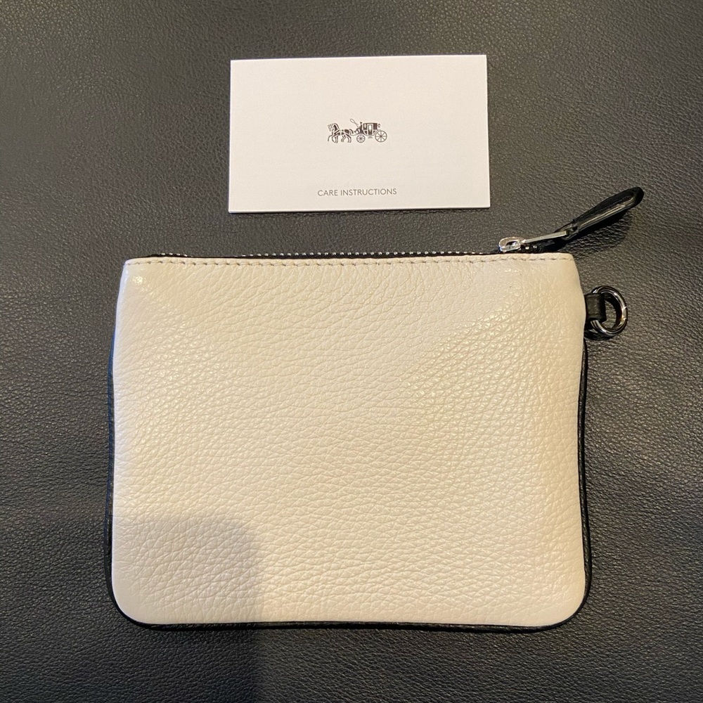 SOLD ON MERCARI Coach Pouch Duo in Leather & Nylon - Picture 4 of 10